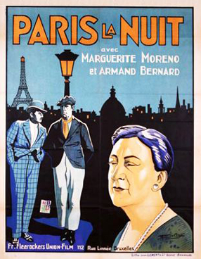 Paris by Night - Poster Belgique Paris by Night - Poster Belgique