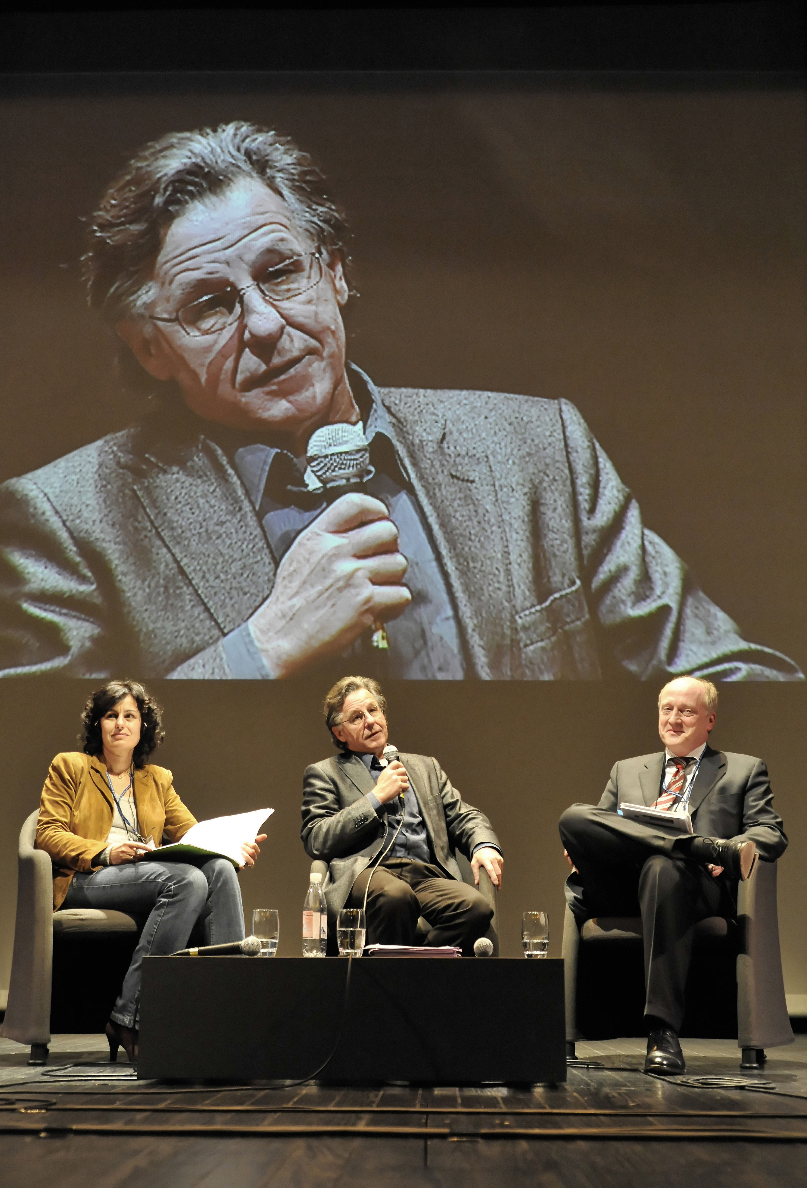 Les 7es Rendez-vous franco-allemands du cinéma - Alfred Hürmer, Valérie Lépine-Karnik, Peter Dinges - © Benoît Linder / French Co. Les 7es Rendez-vous franco-allemands du cinéma - Alfred Hürmer, Valérie Lépine-Karnik, Peter Dinges - © Benoît Linder / French Co.