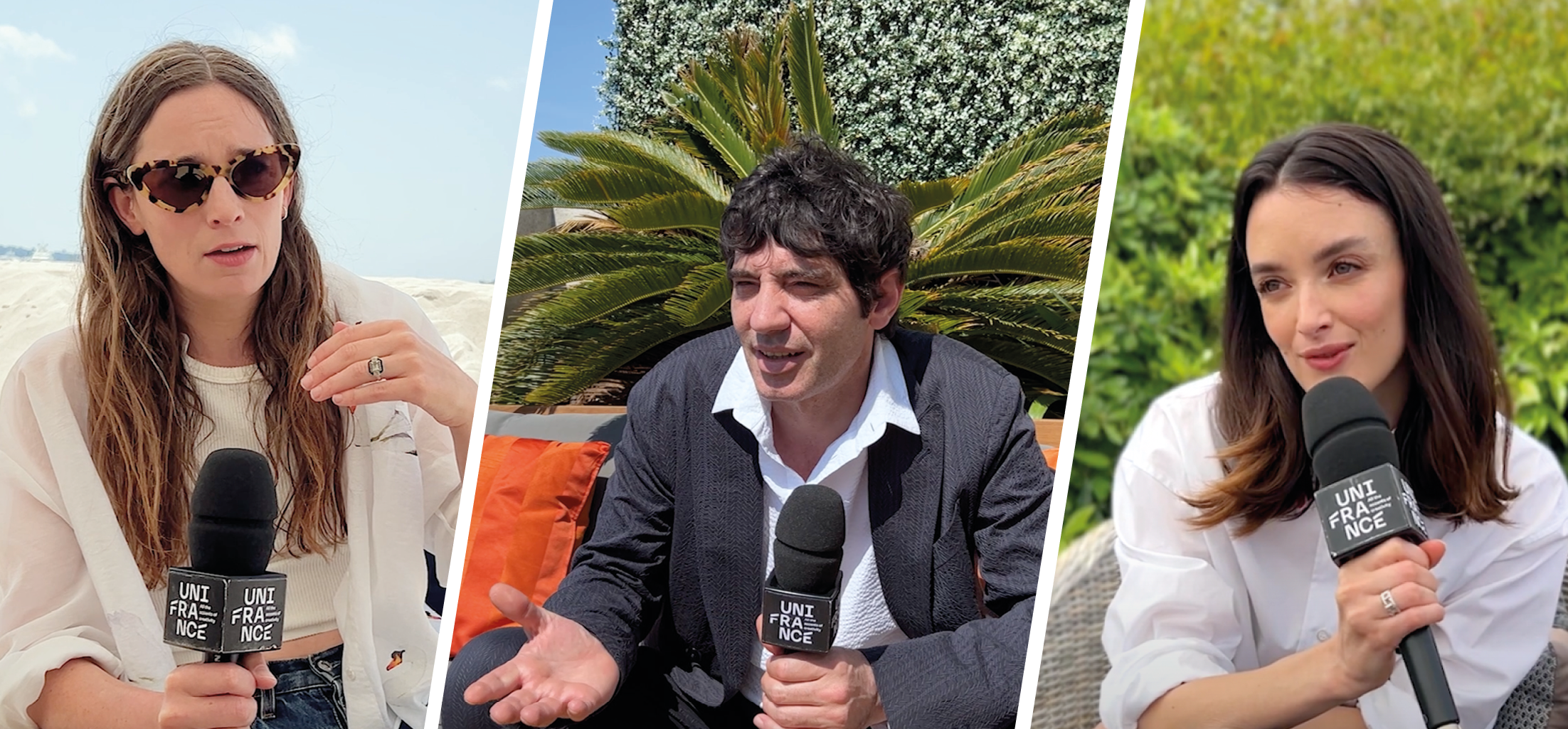 Entrevistas a los artistas franceses en Cannes