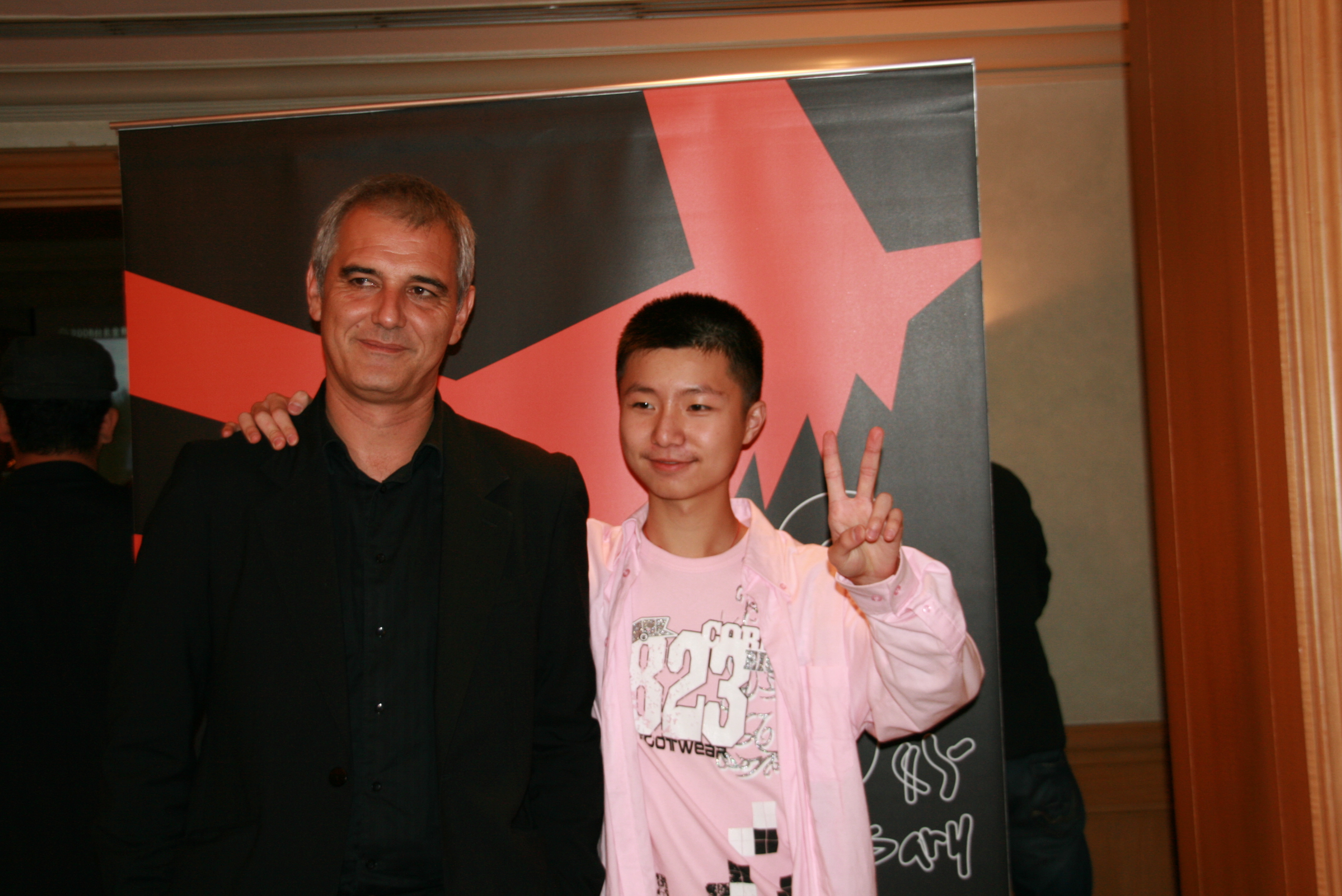 El maratón internacional de Laurent Cantet - Laurent Cantet et Wei Huang à Taïwan El maratón internacional de Laurent Cantet - Laurent Cantet et Wei Huang à Taïwan