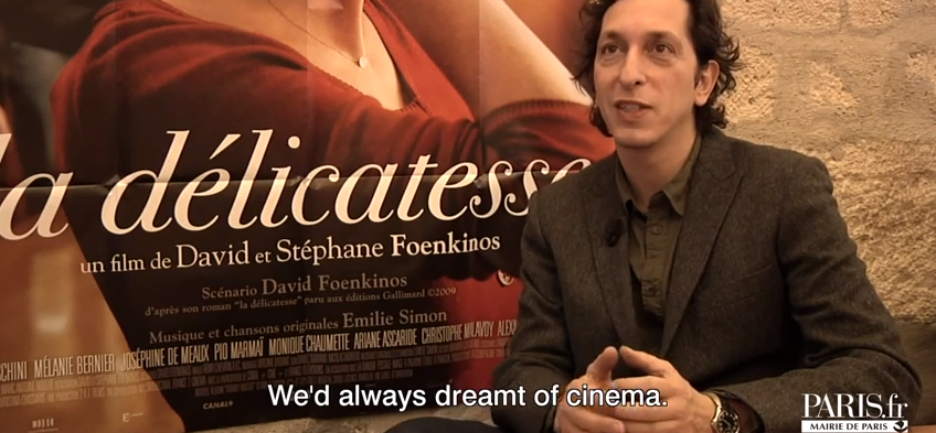 Stéphane Foenkinos et La Délicatesse Stéphane Foenkinos et La Délicatesse
