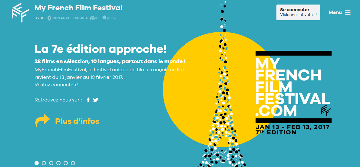 MyFrenchFilmFestival: New edition, new platform! MyFrenchFilmFestival: New edition, new platform!