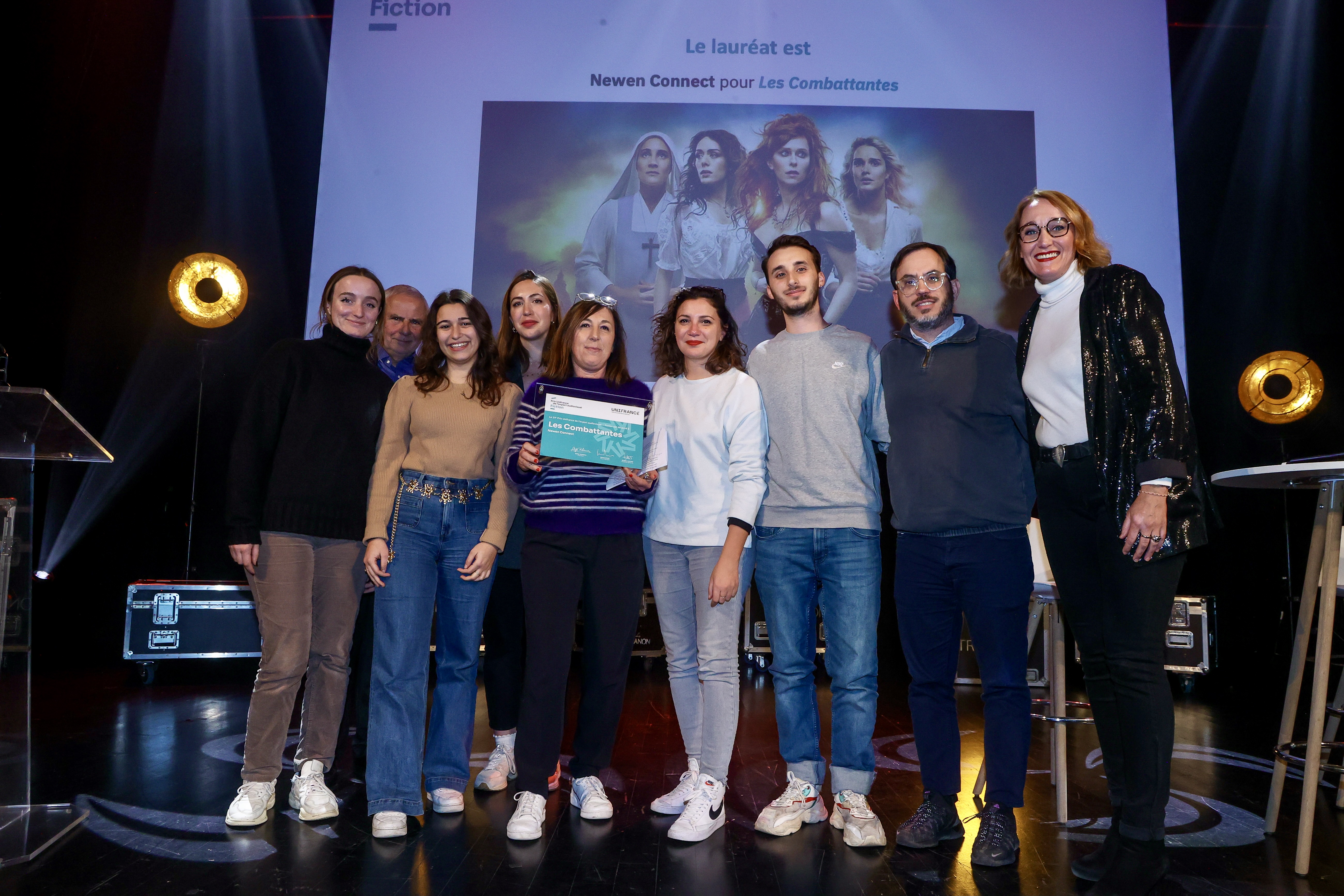 The winners of the Unifrance TV Export Awards - © JP Pariente The winners of the Unifrance TV Export Awards - © JP Pariente