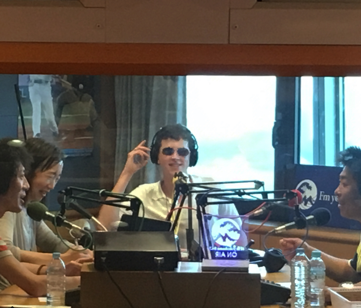 June 22: Day 2 of the Festival - Finnegan Oldfield invité de Yokohama FM ! June 22: Day 2 of the Festival - Finnegan Oldfield invité de Yokohama FM !