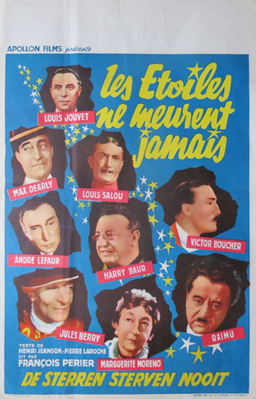 Les Etoiles ne meurent jamais - Poster Belgique Les Etoiles ne meurent jamais - Poster Belgique