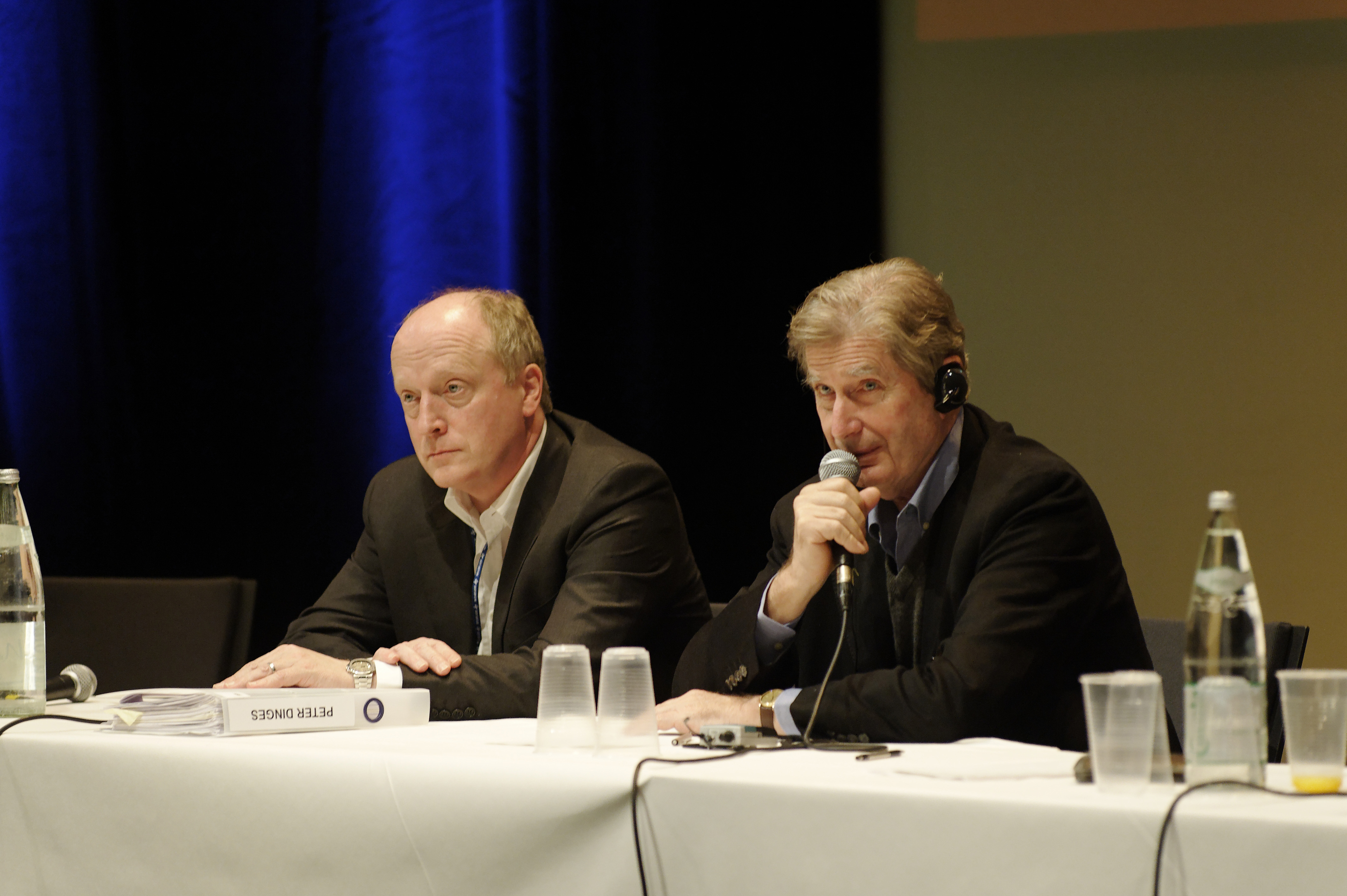 Les 7es Rendez-vous franco-allemands du cinéma - Peter Dinges, Antoine de Clermont-Tonnerre - © Benoît Linder / French Co. Les 7es Rendez-vous franco-allemands du cinéma - Peter Dinges, Antoine de Clermont-Tonnerre - © Benoît Linder / French Co.