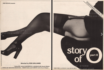 Histoire d'O numéro 2 - Pavé presse Etats-Unis Histoire d'O numéro 2 - Pavé presse Etats-Unis