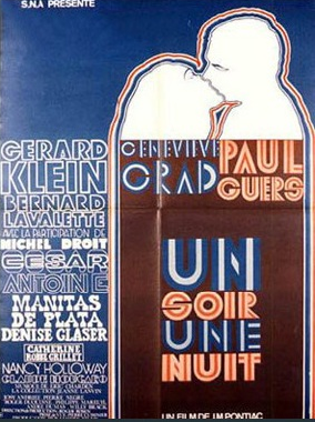 Flash Love (Un soir une nuit) - Affiche avec le premier titre, Flash Love (Un soir une nuit) - Affiche avec le premier titre,