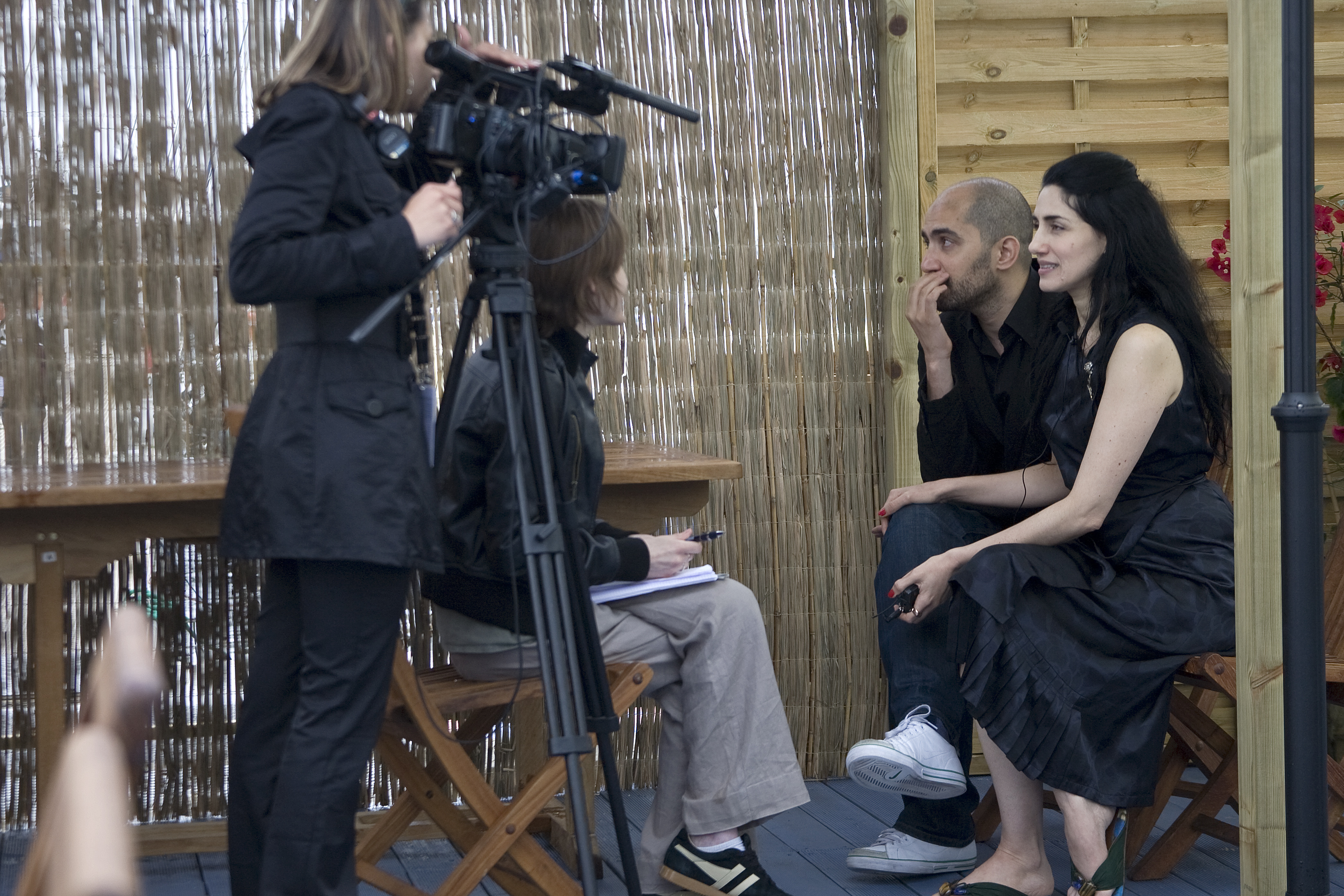 クラブユニフランス - Ronit et Shlomi Elkabetz en interview - © Laurent Koffel @ Visual クラブユニフランス - Ronit et Shlomi Elkabetz en interview - © Laurent Koffel @ Visual