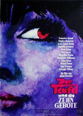 El Diablo y los diez mandamientos - Poster Allemagne El Diablo y los diez mandamientos - Poster Allemagne