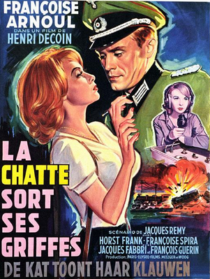 La Chatte sort ses griffes - Poster Belgique La Chatte sort ses griffes - Poster Belgique