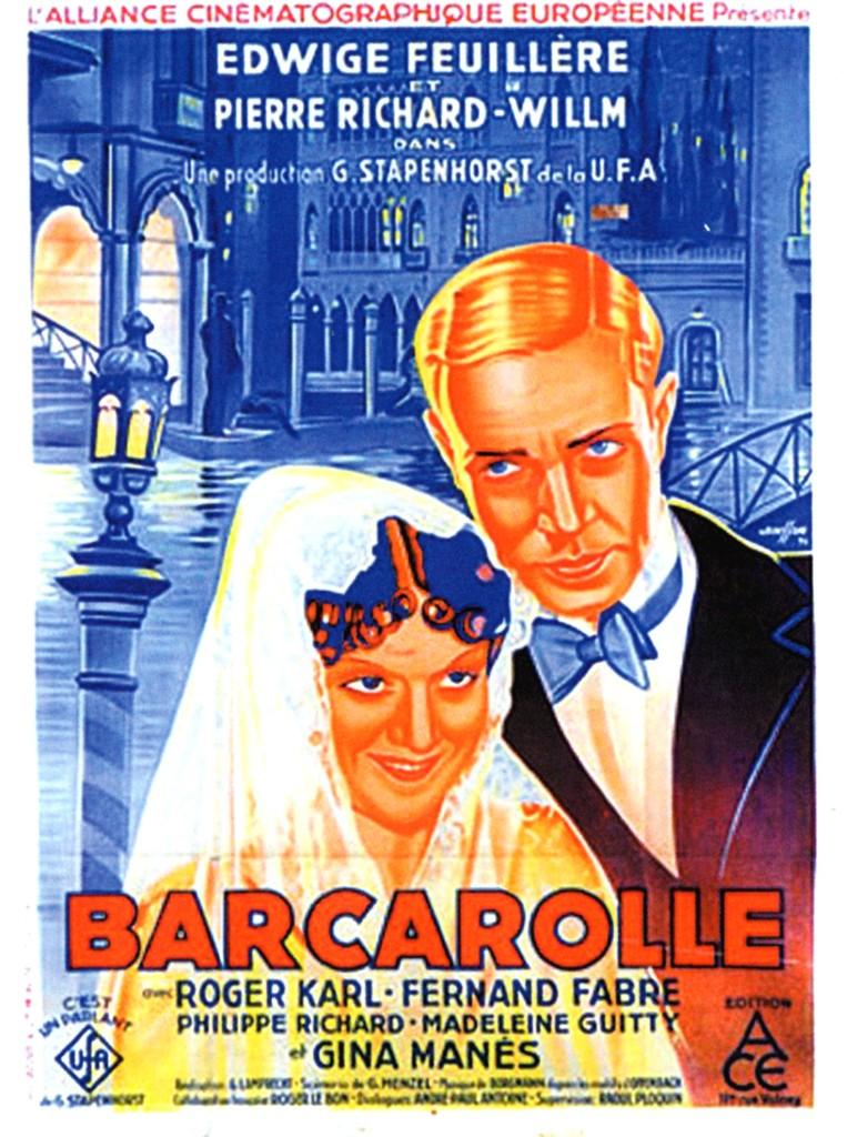 Barcarolle de Roger Le Bon, Gerhard Lamprecht (1935) Unifrance
