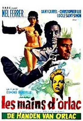 The Hands of Orlac - Poster Belgique The Hands of Orlac - Poster Belgique