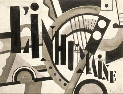 L'Inhumaine - Projet d'affiche créée par Fernand Léger L'Inhumaine - Projet d'affiche créée par Fernand Léger