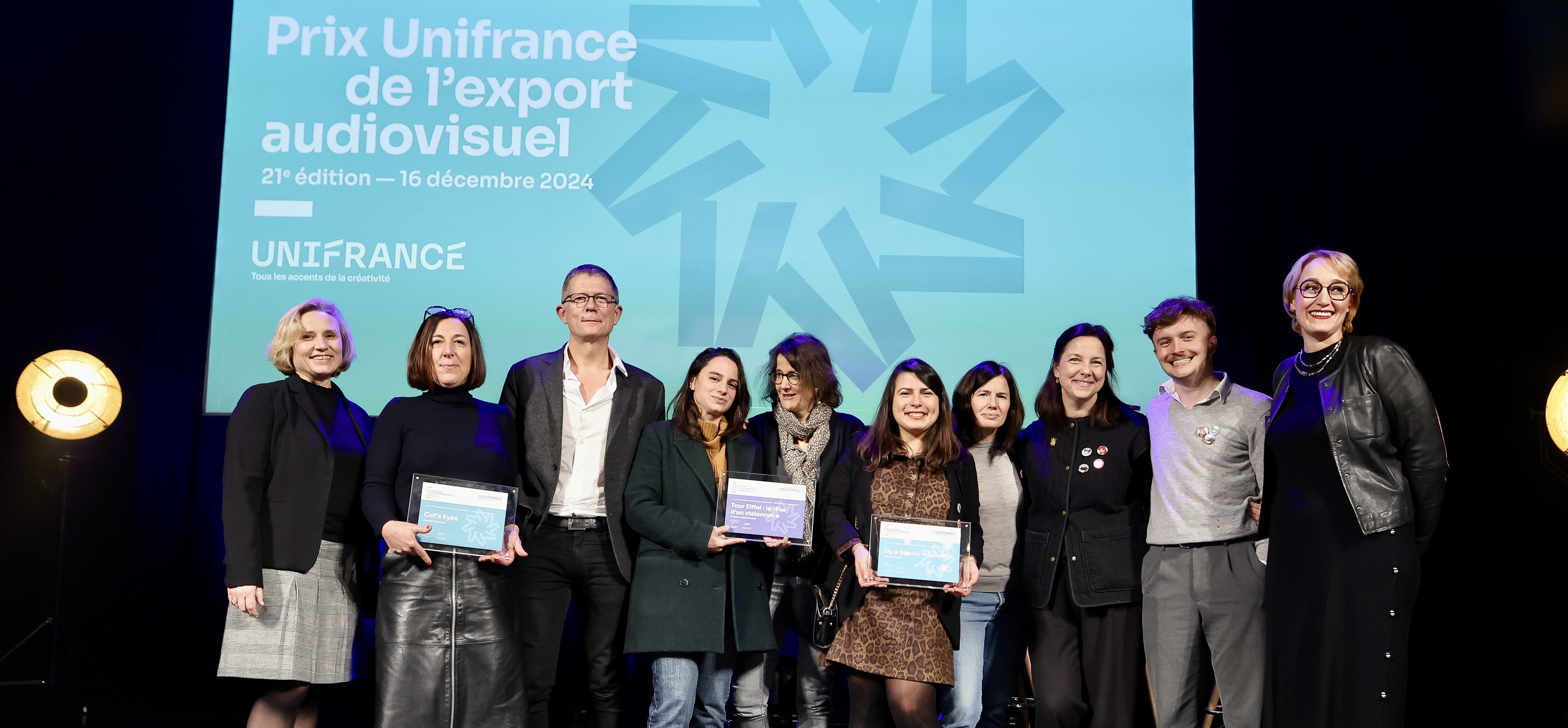 Los premiados en los 21.os Galardones Unifrance de la exportación audiovisual Los premiados en los 21.os Galardones Unifrance de la exportación audiovisual