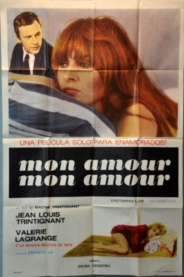 Mon amour, mon amour - Poster Argentine Mon amour, mon amour - Poster Argentine