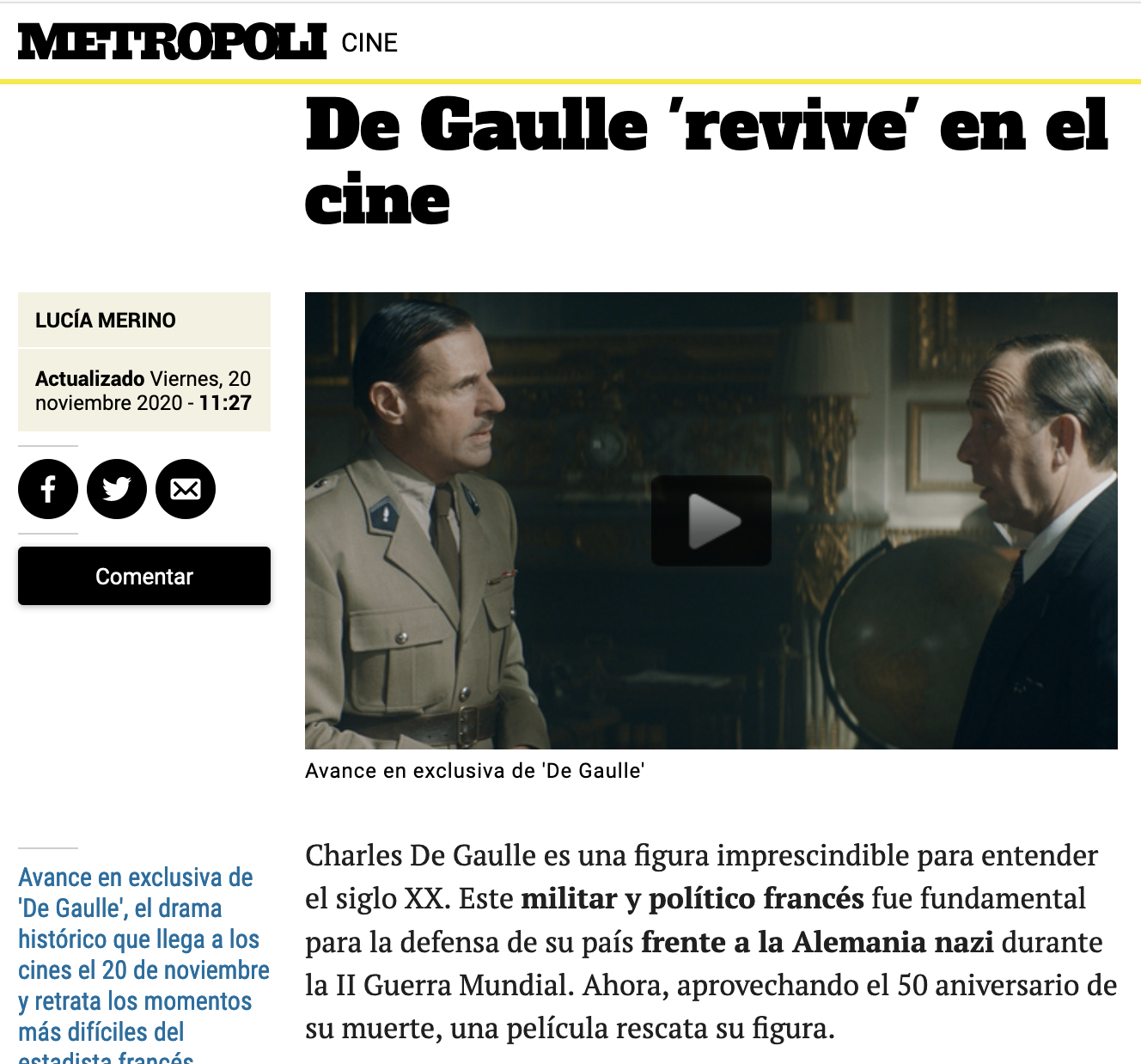 Revista de prensa -Diciembre del 2020 Revista de prensa -Diciembre del 2020