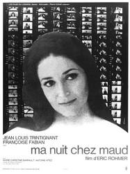 Mi noche con Maud - Poster France Mi noche con Maud - Poster France