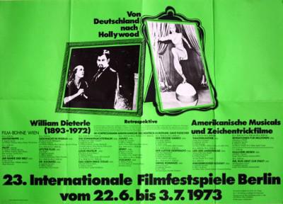 Festival Internacional de Cine de Berlín - 1973 Festival Internacional de Cine de Berlín - 1973