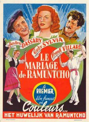 Le Mariage de Ramuntcho - Poster Belgique Le Mariage de Ramuntcho - Poster Belgique