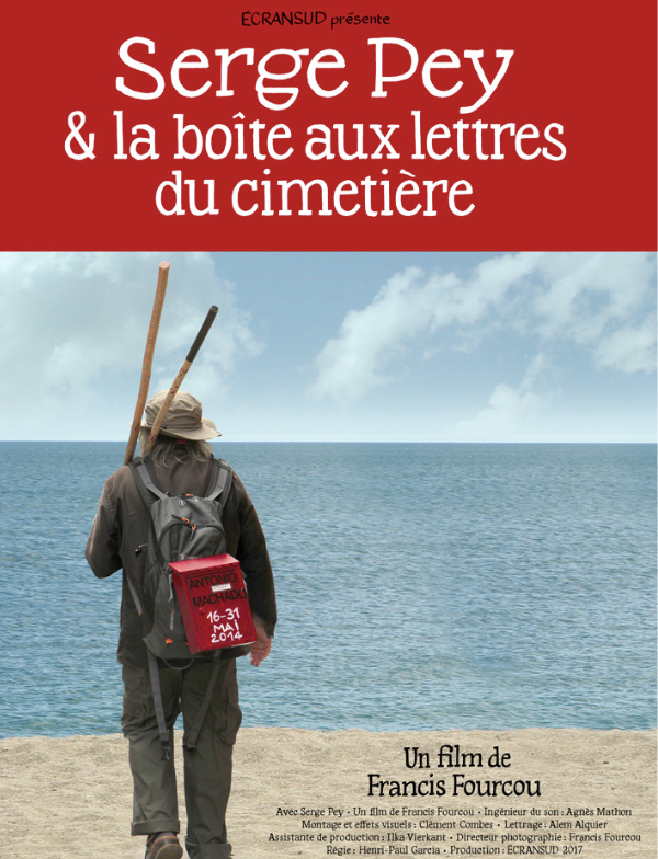 Serge Pey et la boîte aux lettres du cimetière Serge Pey et la boîte aux lettres du cimetière