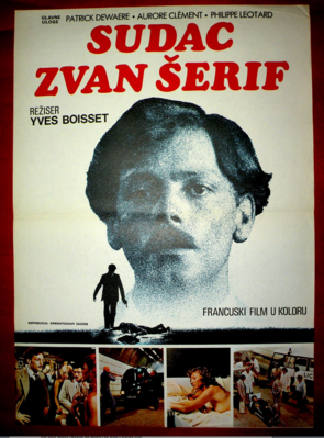 Judge Fayard, Called the Sheriff - Poster Yougoslavie Judge Fayard, Called the Sheriff - Poster Yougoslavie