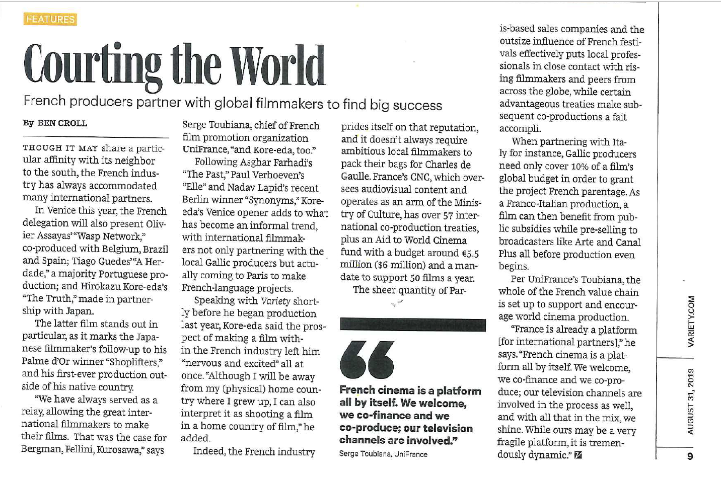 Septiembre del 2019 Septiembre del 2019