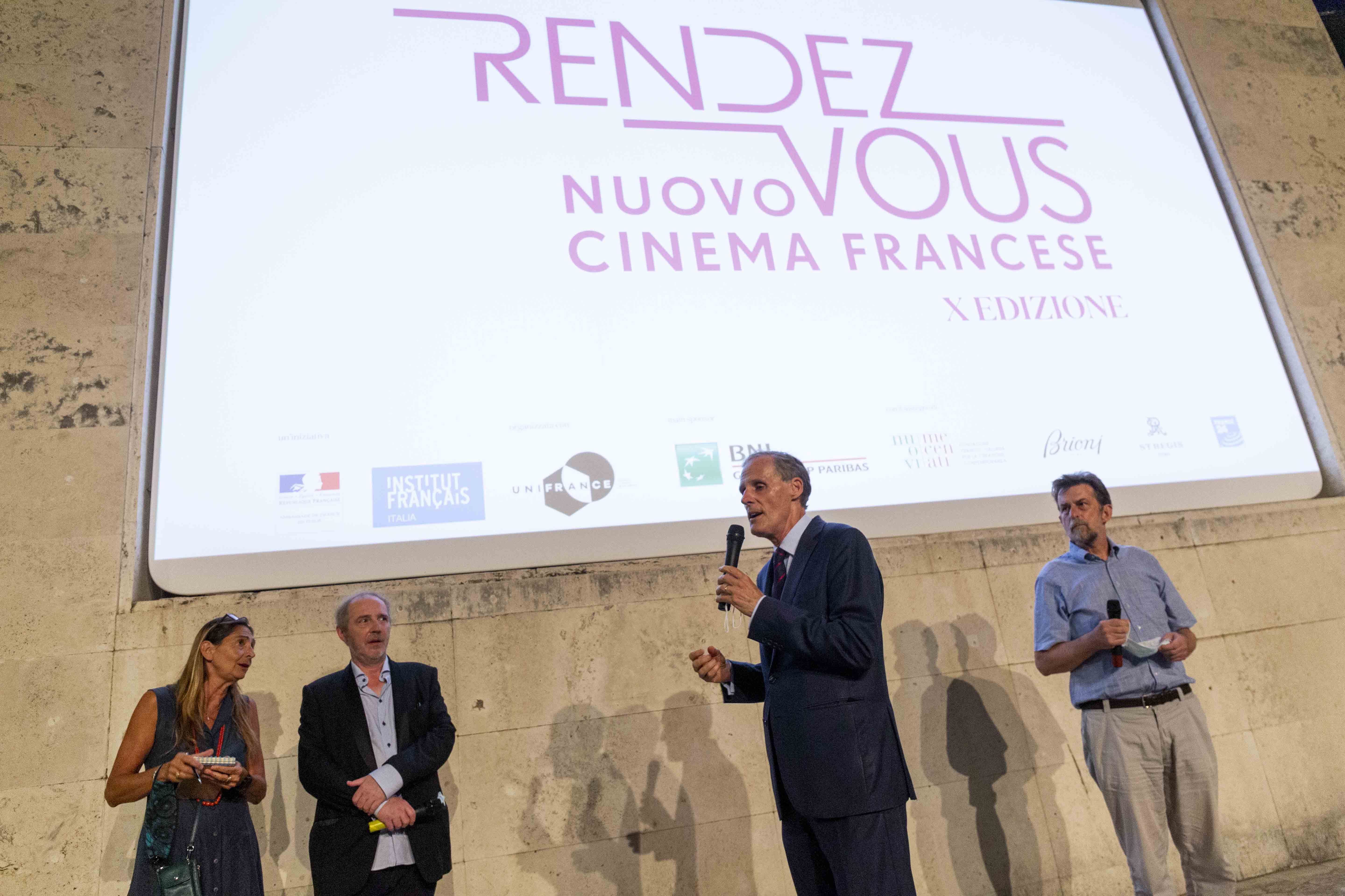 Les 10e Rendez-Vous avec le Nouveau Cinéma Français à Rome ont eu lieu en plein air - © Christian Mantuano Les 10e Rendez-Vous avec le Nouveau Cinéma Français à Rome ont eu lieu en plein air - © Christian Mantuano