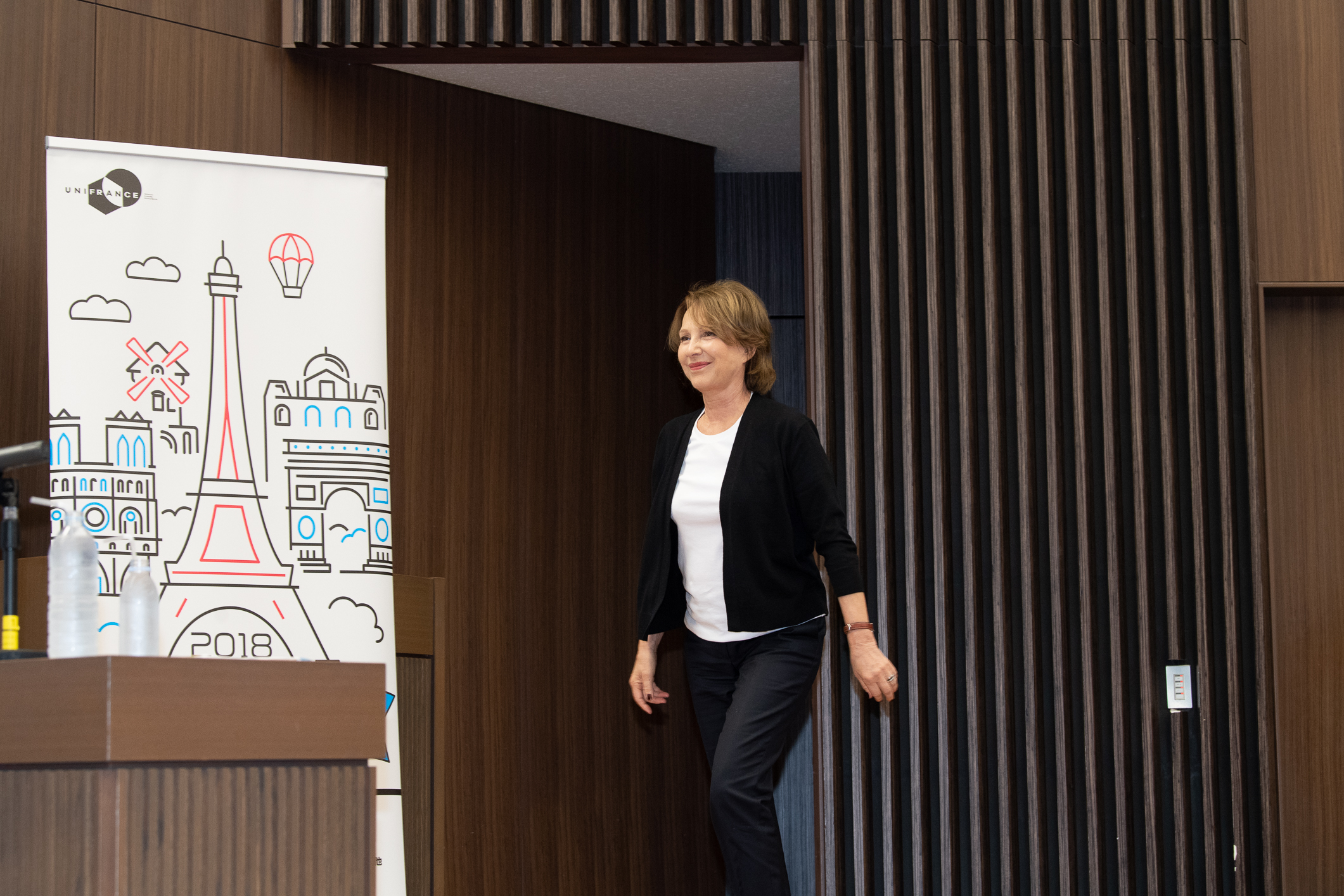 23 de junio, 3.er día del Festival - Masterclass Nathalie Baye à l'université de Waseda 23 de junio, 3.er día del Festival - Masterclass Nathalie Baye à l'université de Waseda