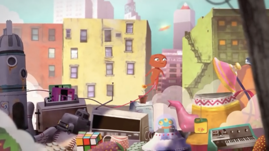 B&eacute;b&eacute; dans le ciel