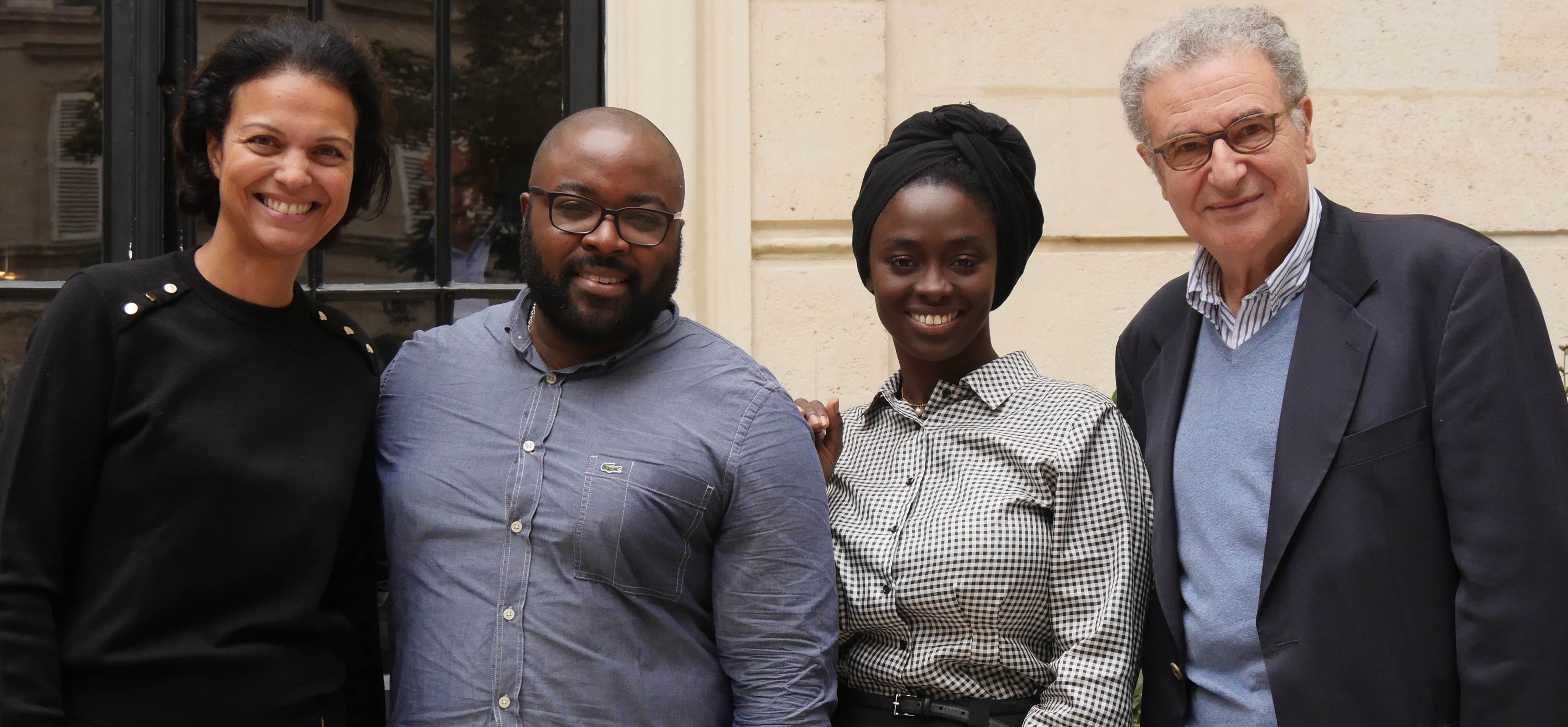 Aïssa Maïga et Sébastien Onomo présidents du groupe francophone d'UniFrance - © Simon Helloco/UniFrance Aïssa Maïga et Sébastien Onomo présidents du groupe francophone d'UniFrance - © Simon Helloco/UniFrance