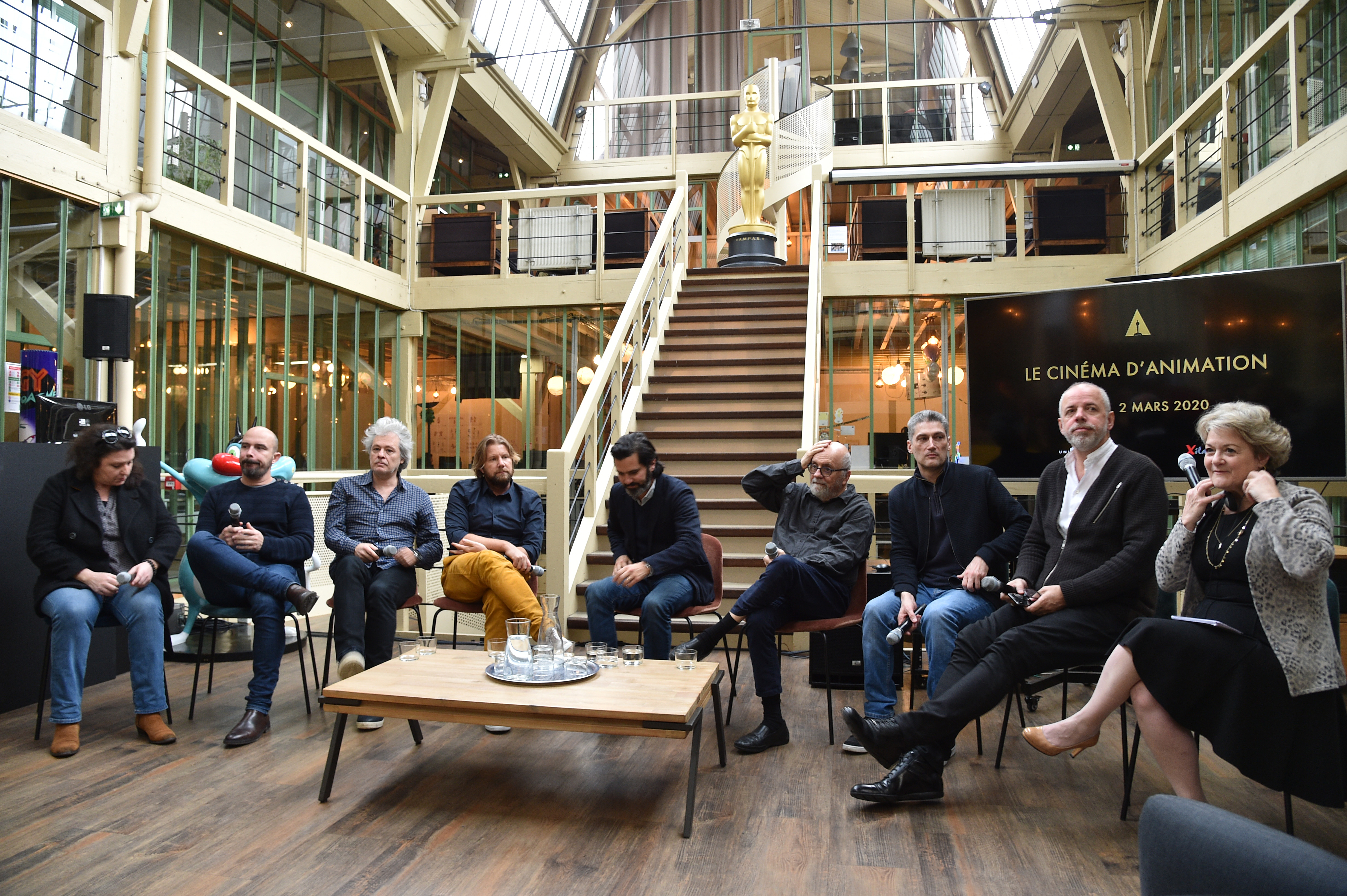 UniFrance et l'Académie des Oscars associés pour deux journées à Paris en l'honneur du cinéma français - Le panel sur l'animation, dans les locaux de Xilam - © Giancarlo Gorassini - Bestimage / UniFrance UniFrance et l'Académie des Oscars associés pour deux journées à Paris en l'honneur du cinéma français - Le panel sur l'animation, dans les locaux de Xilam - © Giancarlo Gorassini - Bestimage / UniFrance
