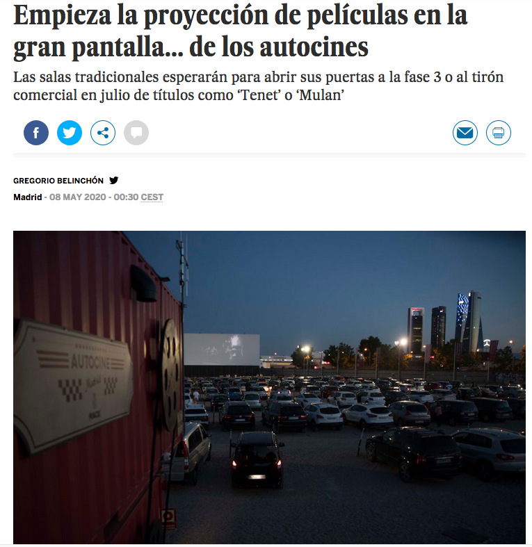 Revista de prensa – Mayo del 2020 Revista de prensa – Mayo del 2020