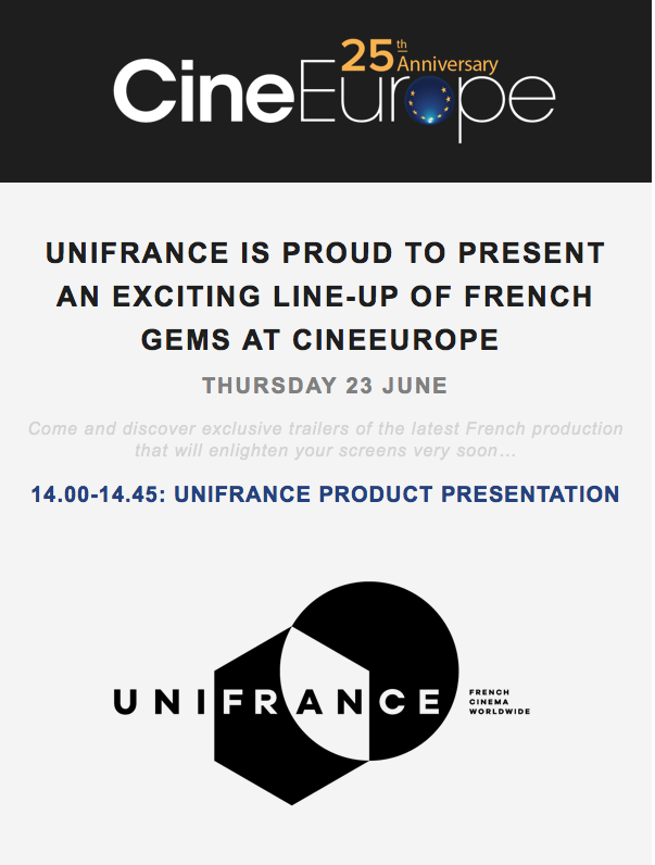 French Cinema at the 25th CineEurope convention in Barcelona French Cinema at the 25th CineEurope convention in Barcelona