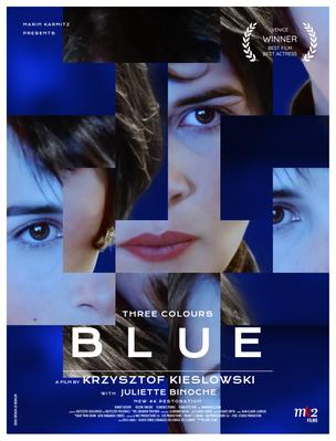 Trois couleurs : Bleu - International Poster - 2024 Reedition Trois couleurs : Bleu - International Poster - 2024 Reedition