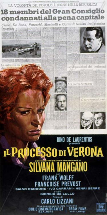 Le Procès de Vérone de Carlo Lizzani (1963) Unifrance