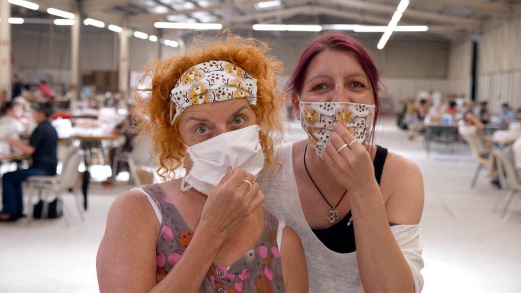 Aux masques citoyennes - © Pierre Berthier et Florent Lacaze Aux masques citoyennes - © Pierre Berthier et Florent Lacaze