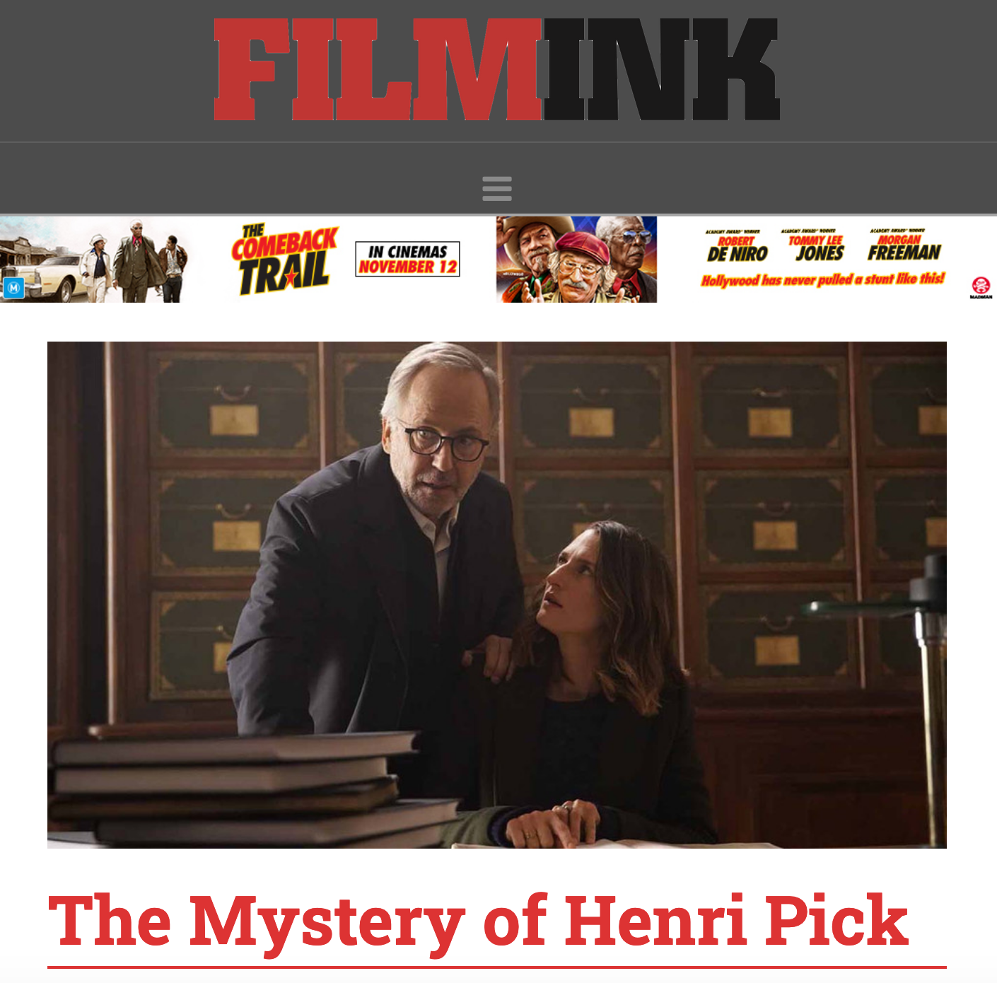 Revue de presse - Novembre 2020 Revue de presse - Novembre 2020