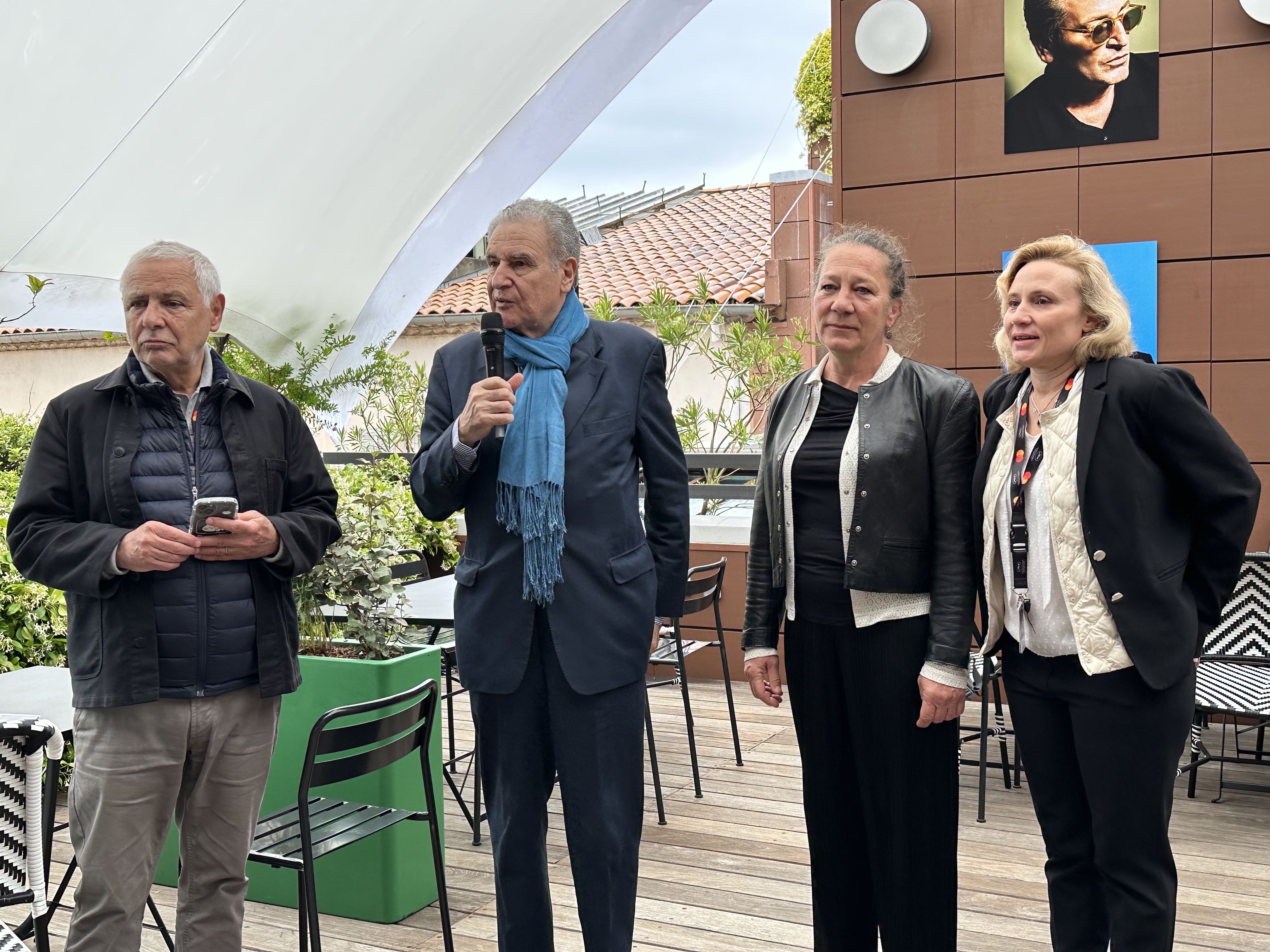 A look back at the events at Unifrance's Terrace and stand in photos - Cannes '23 - Petit-déjeuner attachés culturels/MEAE - © Christophe Clovis / Unifrance • Petit-déjeuner attachés culturels/MEAE A look back at the events at Unifrance's Terrace and stand in photos - Cannes '23 - Petit-déjeuner attachés culturels/MEAE - © Christophe Clovis / Unifrance • Petit-déjeuner attachés culturels/MEAE
