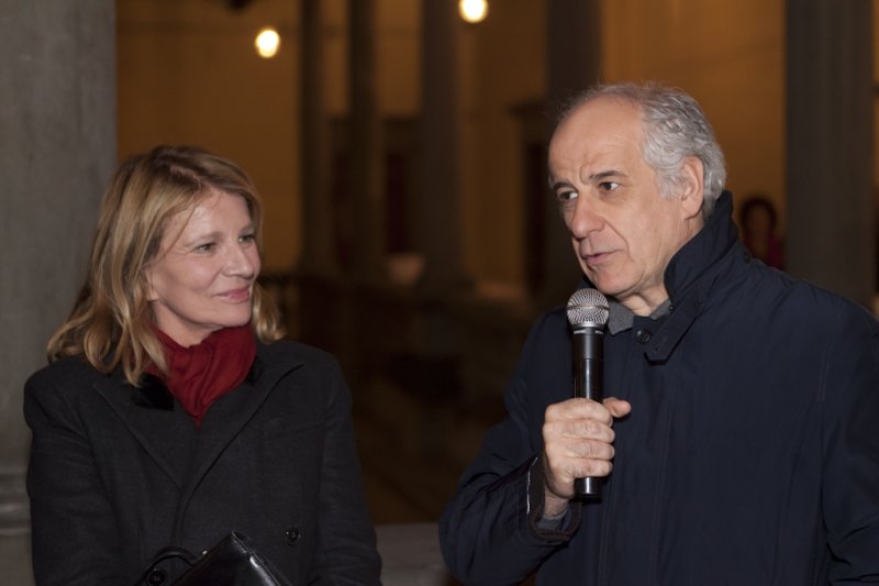 2nd France-Odeon Film Festival in Florence - Toni Servillo et Nicole Garcia. 2nd France-Odeon Film Festival in Florence - Toni Servillo et Nicole Garcia.