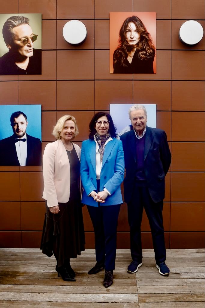 A look back at the events at Unifrance's Terrace and stand in photos - Cannes '23 - Visite de la ministre de la Culture Rima Abdul Malak - © Christophe Clovis / Unifrance • Visite de la ministre de la Culture Rima Abdul Malak A look back at the events at Unifrance's Terrace and stand in photos - Cannes '23 - Visite de la ministre de la Culture Rima Abdul Malak - © Christophe Clovis / Unifrance • Visite de la ministre de la Culture Rima Abdul Malak