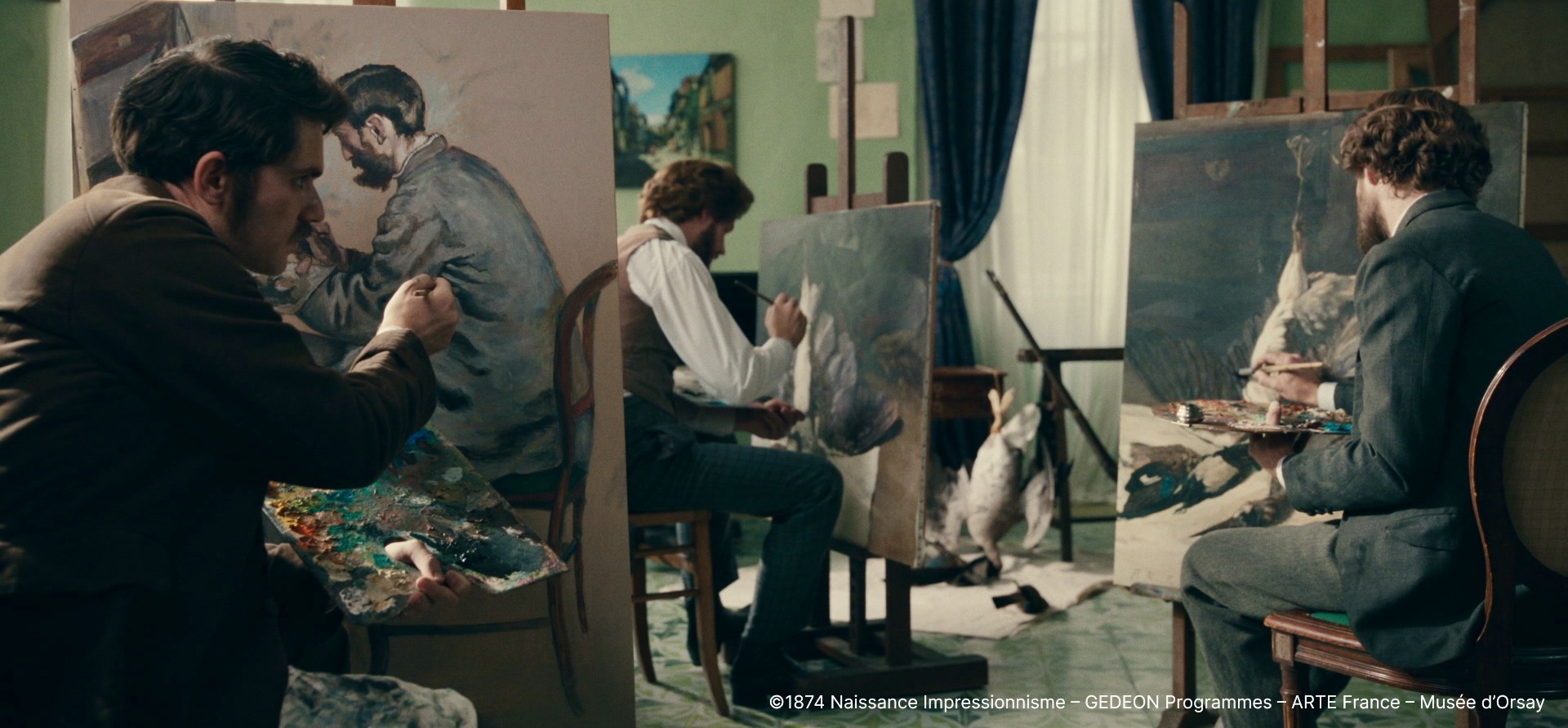 Le docu-fiction « 1874, la naissance de l’impressionnisme » retrace la rencontre des jeunes peintres qui ont bouleversé l’Histoire de l’art - © Gedeon Programmes_Arte France_Musee dOrsay_Julien Johan_Hugues Nancy Le docu-fiction « 1874, la naissance de l’impressionnisme » retrace la rencontre des jeunes peintres qui ont bouleversé l’Histoire de l’art - © Gedeon Programmes_Arte France_Musee dOrsay_Julien Johan_Hugues Nancy