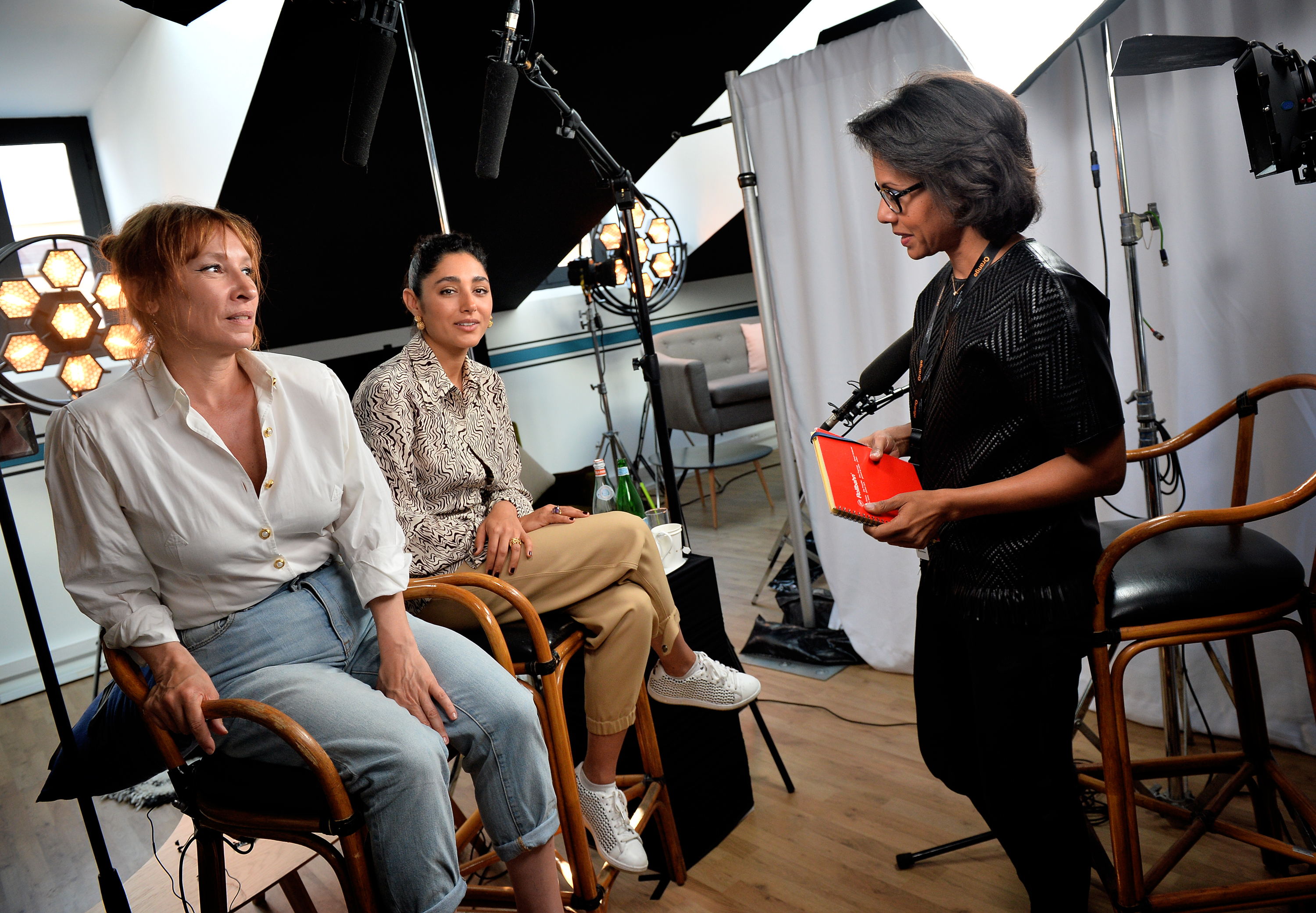 Vademécum del Festival de Cannes 2018 - Golshifteh Farahani et Emmanuelle Bercot interviewées par Audrey Pulvar - © Veeren/BestImage/UniFrance Vademécum del Festival de Cannes 2018 - Golshifteh Farahani et Emmanuelle Bercot interviewées par Audrey Pulvar - © Veeren/BestImage/UniFrance