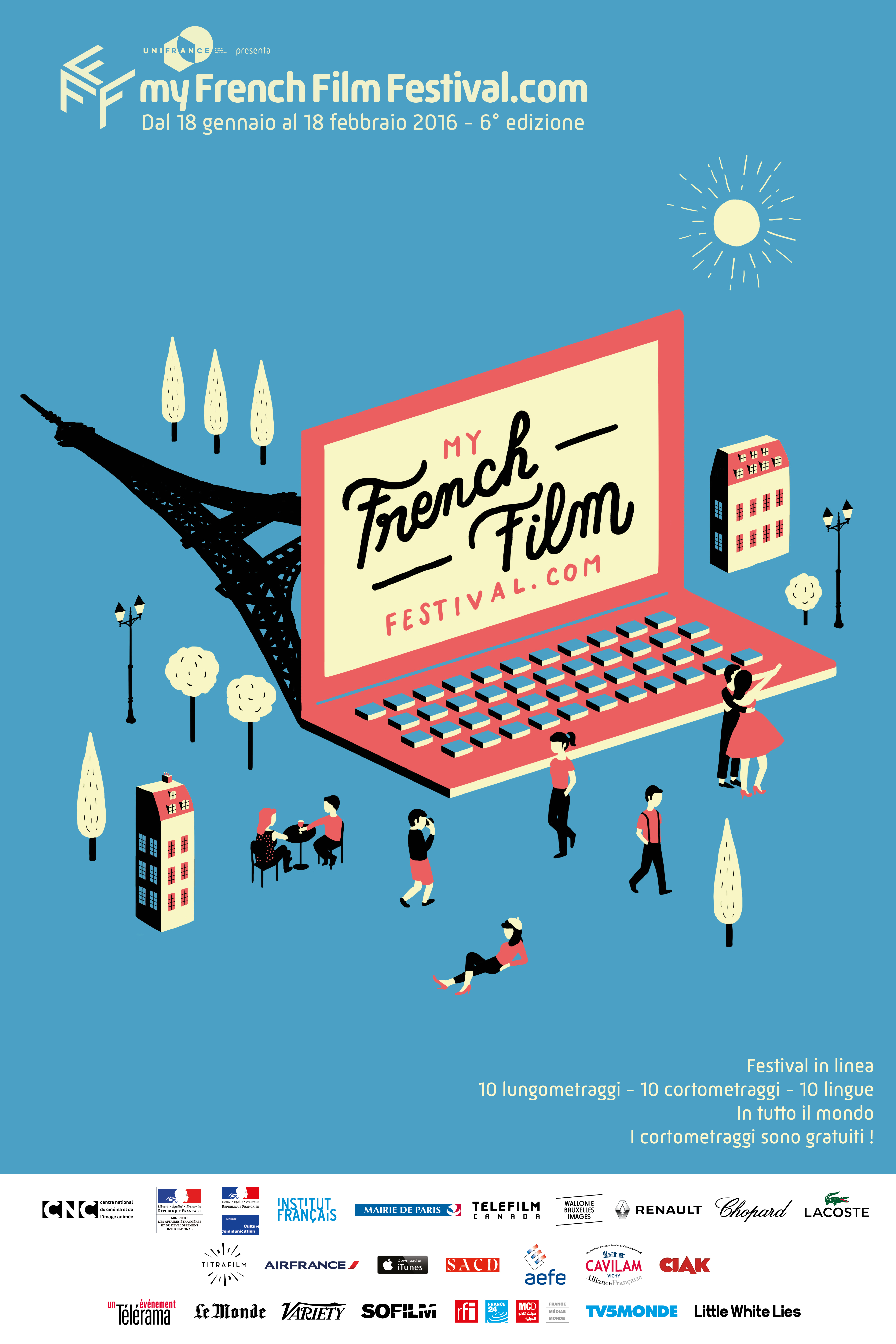 The 6th MyFrenchFilmFestival.com is coming soon! - Poster MyFFF 2016 - it The 6th MyFrenchFilmFestival.com is coming soon! - Poster MyFFF 2016 - it