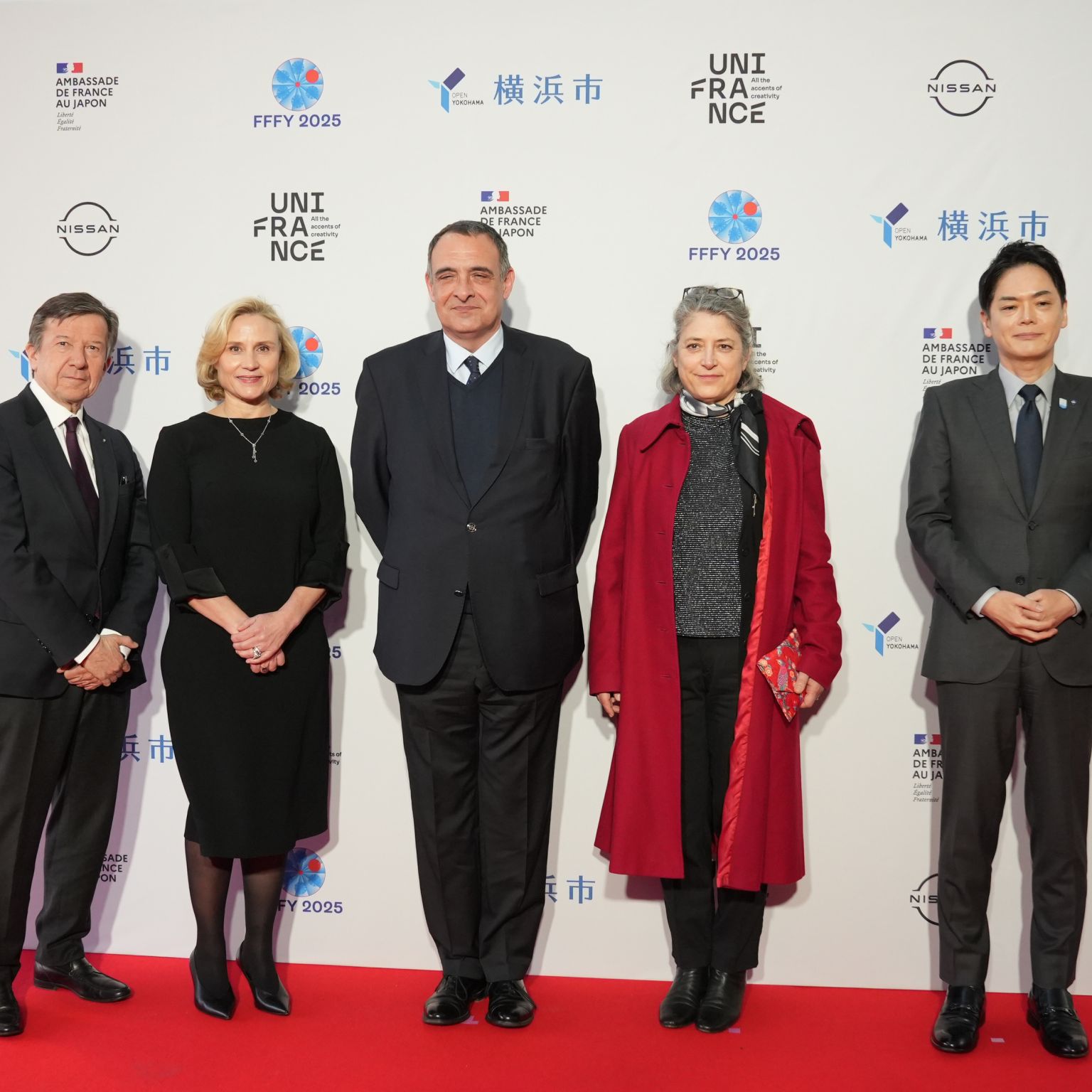 French artists tour the world with Unifrance - Gilles Pélisson, Daniela Elstner, Philippe Setton (Ambassadeur de France au Japon) et Takeharu Yamanaka, maire de Yokohama - © Unifrance French artists tour the world with Unifrance - Gilles Pélisson, Daniela Elstner, Philippe Setton (Ambassadeur de France au Japon) et Takeharu Yamanaka, maire de Yokohama - © Unifrance