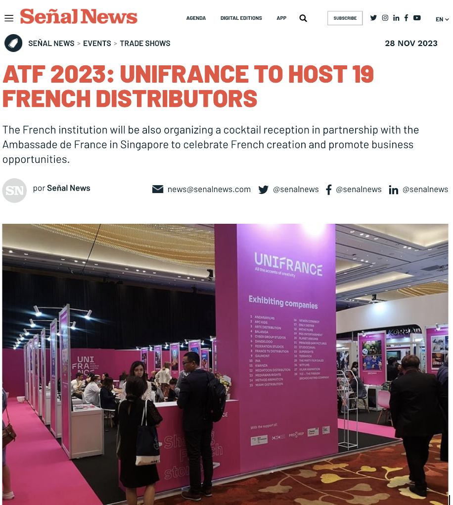 Revue de presse internationale - Novembre 2023 Revue de presse internationale - Novembre 2023