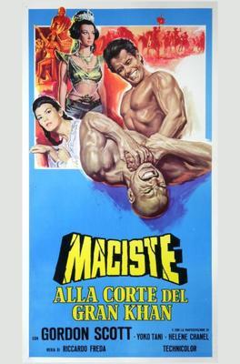 Maciste: En la corte del Gran Khan - Poster - Italy