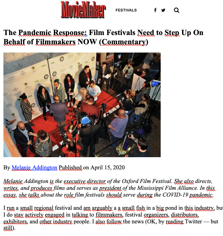 Press Roundup: April 2020 Press Roundup: April 2020