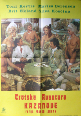 Casanova & Co. - Poster Yougoslavie Casanova & Co. - Poster Yougoslavie