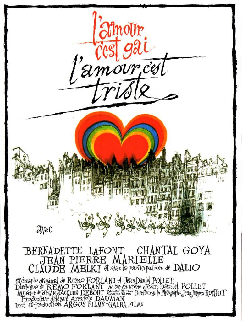 L Amour C Est Gai L Amour C Est Triste L'Amour c'est gai, l'amour c'est triste de Jean-Daniel Pollet (1969